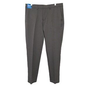 Haggar Slim Straight Dress Pants Mens 34x30 (36x29) Casual Comfort Business New